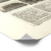 1904年ホボケンNJ鳥瞰図パノラママップ ポスター (角)