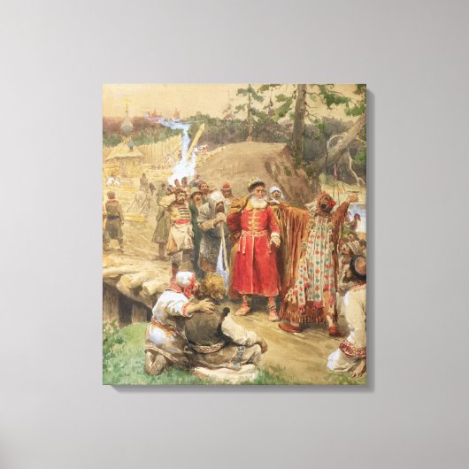 1904年ロシアの新地域征服 キャンバスプリント (正面)