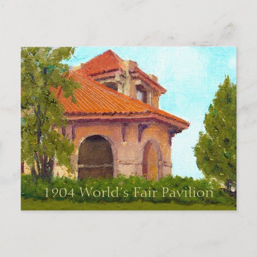 1904年万国博覧会パビリオン - セントルイス ポストカード (正面)