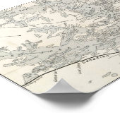 1904年地図ポスター ポスター (角)