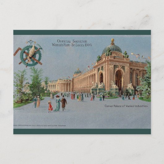 1904年 セントルイス ミズーリ万国博覧会 ポストカード (正面)