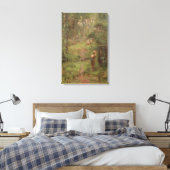 1904年、小さな女の子がブッシュで見たもの キャンバスプリント (インサイチュ (寝室))