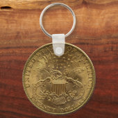 1904 Twenty Dollar Coin, back (tail)または$20 キーホルダー (正面)
