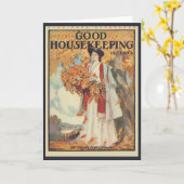 1905グッドハウスキーピンググリーティングカード カード (黄色い花)