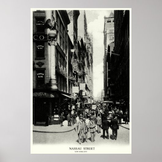 1905ナッソー通り、ニューヨーク ポスター (正面)