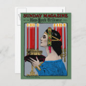 1905ニュー素晴らしヨーク・トリビューン・アート・カード シーズンポストカード (正面/裏面)