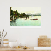 1905ヴィンテージ・バムス・ポイント、チョータカ湖、 ポスター (キッチン)