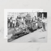 1905年のコニーアイランドのミニチュア鉄道 ポストカード (正面/裏面)