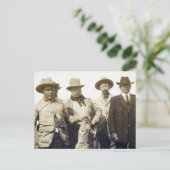 1905年のテディ・ルーズベルト 狼狩り ポストカード (スタンド正面)