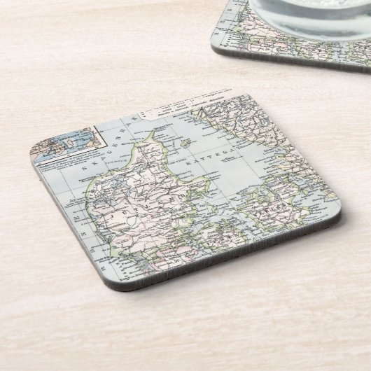 1905年のデンマーク古地図, デンマークを丹語で, 1905 コースター (左側)