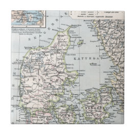 1905年のデンマーク古地図, デンマークを丹語で, 1905 タイル