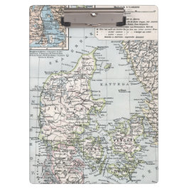 1905年のデンマーク古地図, Danmark（デンマークのダン語表記） クリップボード