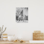 1905年の冬のフラチロン建物。ヴィンテージ写真 ポスター (キッチン)