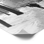 1905年の冬のフラチロン建物。ヴィンテージ写真 ポスター (角)