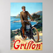 1905年グリフォン自転車の広告 ポスター (正面)