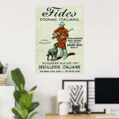 1905年コニャックイタリアンポスター ポスター (ホームオフィス)