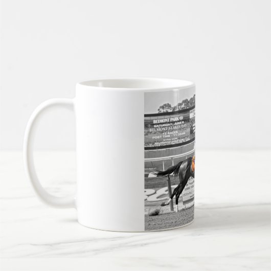 1905年以来のベルモントパーク競馬場 コーヒーマグカップ (左)