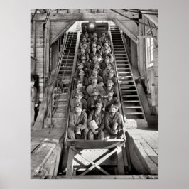 1905年頃のミシガン州カルメット銅鉱山 ポスター