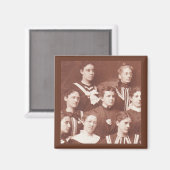 1905年頃の女性合唱団 マグネット (正面/裏面)