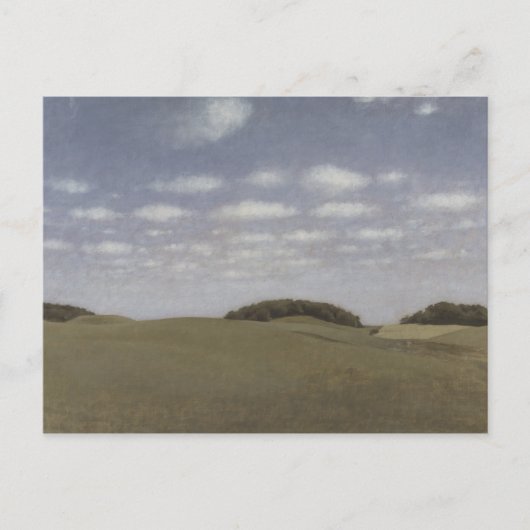 1905年Lejreの風景(キャンバス上の油) ポストカード (正面)