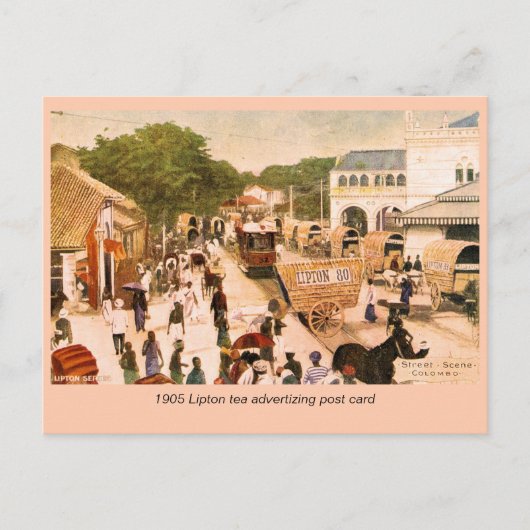 1905通りシーンコロンボセイロンリプトン ポストカード (正面)