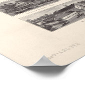 1905 Branford, CTバードズアイビューパノラママップ ポスター (角)