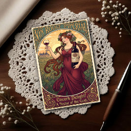 1905 Vintage Vin Rouge Impérial Wine Advertising ポストカード