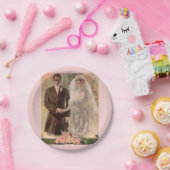 1906エドワ結婚ーディアン ペーパープレート (パーティー)