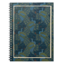 1906ヴィンテージヨーロッパのpeacocks壁紙アート