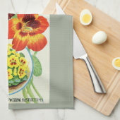 1906年のキンレンカ キッチンタオル (四つ折り)