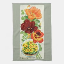 1906年のキンレンカ キッチンタオル