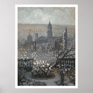 1906年の地震と火災の後のSF (1190) ポスター