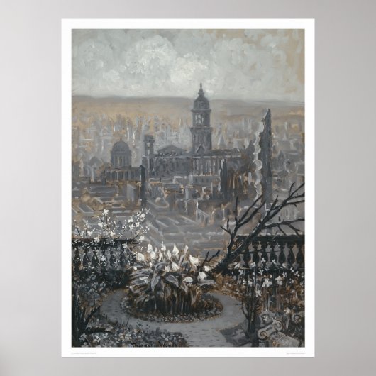 1906年の地震と火災の後のSF (1190) ポスター (正面)