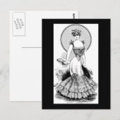 1906年の流行のウエストライン ポストカード (正面/裏面)