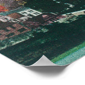 1906年の火災の際の都市迷路の空中発射 ポスター (角)