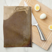 1906年キャットRPPCを着た司令官 キッチンタオル (四つ折り)