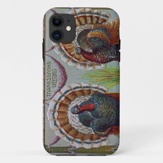 1906年サンクスギビングの挨拶 Case-Mate iPhoneケース (裏面)