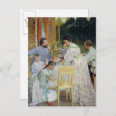 1906年テラスにて ポストカード (正面/裏面)