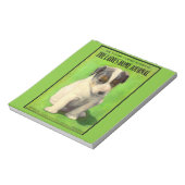 1906年9月『レディース・ホーム・ジャーナル』表紙の子犬 ノートパッド (回転)