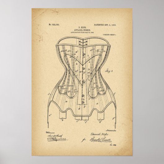 1906特許登録簿 ポスター (正面)