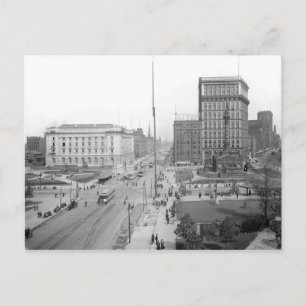 1906 Public Square Cleveland Ohioポストカード ポストカード