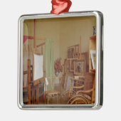 1907年から使用されるルノアールのスタジオの眺め メタルオーナメント (左)