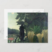 1907年のスネークシャルマー ポストカード (正面/裏面)