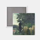 1907年のスネークシャルマー マグネット (正面/裏面)