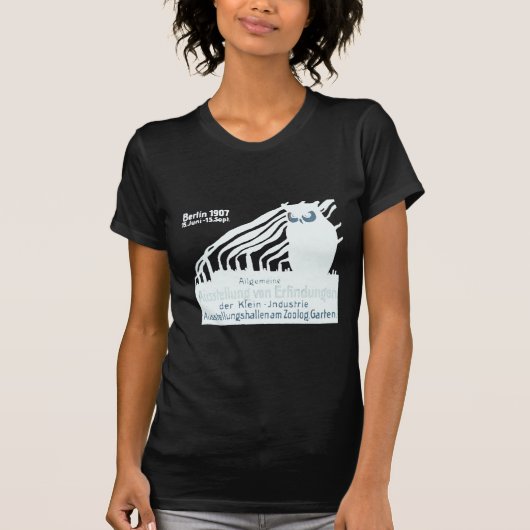 1907年のベルリン展覧会ポスター Tシャツ (正面)