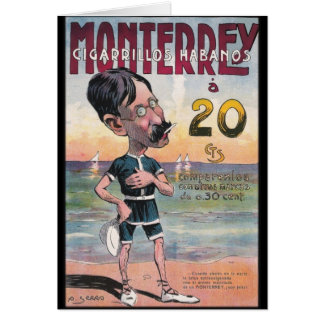 1907年のヴィンテージのMonetrreyのシガー広告
