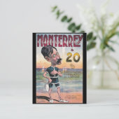 1907年のヴィンテージのMonetrreyのシガー広告 ポストカード (スタンド正面)