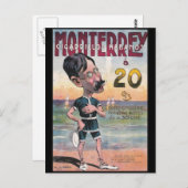 1907年のヴィンテージのMonetrreyのシガー広告 ポストカード (正面/裏面)
