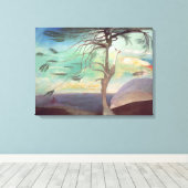 1907年の杉の草木 キャンバスプリント (インサイチュ (ウッドフロア))