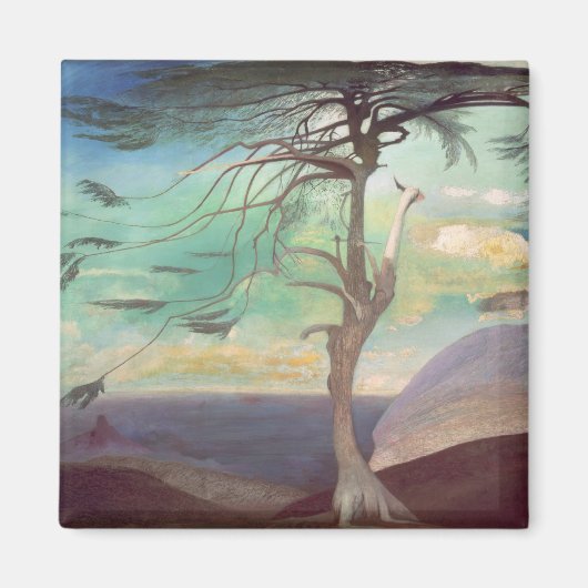 1907年の杉の草木 マグネット (正面)